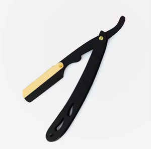 Rasoir professionnel à bord droit pour hommes rasoir de barbier en acier inoxydable pliant couteau de rasage manuel outils d'épilation PAR ANAAIF - Product Image 5