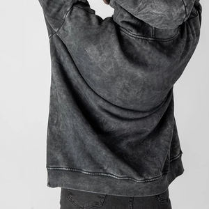 Sweat-shirts pour hommes d'hiver, taille 6XL, respirant, coupe-vent, lavage à l'acide, haute qualité, design OEM 2025 - Product Image 5