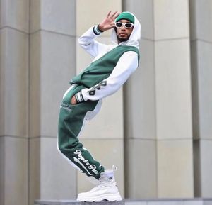 Custom Logo Printed Winter Casual Tracksuit <b>Set</b> for Men Modern Activewear for Gym Exercise Running and <b>Outdoor</b> Sports Activities - Product Image 5