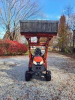 LIVRAISON GRATUITE TRACTEUR KUBOTA BX23S D'OCCASION 21,6 CV CHARGEUR FRONTAL 4 EN 1 BOÎTE À OUTILS TOIT PARASOLEIL APPROUVÉ EPA CE HYDRAULIQUE AUXiliaire