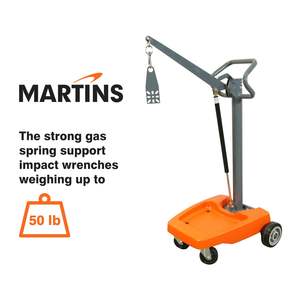 Soporte Manual para Llave de Impacto Móvil con Resorte de Gas Resistente, Soporta hasta 50 lb, Giro de 360 Grados, Reduce la Fatiga y Lesiones, 220V - Product Image 4