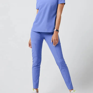 Tenues de travail pour femmes confortables, conçues avec un tissu extensible respirant offrant une liberté de mouvement, une sensation douce, une durabilité fiable, pour l'hôpital - Product Image 3