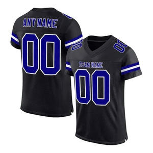 Maillot de football américain par sublimation 2025 Maillot de football américain personnalisé pour homme Maillot de sport col V respirant imprimé pour adultes - Product Image 5