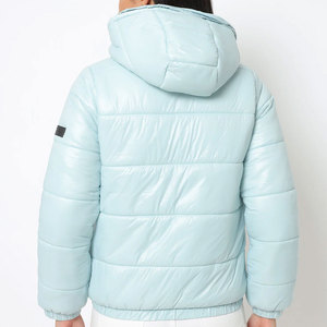 Custom logo 2024 Trench Winter <b>Women's</b> Coats Zipper Crop <b>Top</b> Puffer Jacket - Product Image 5