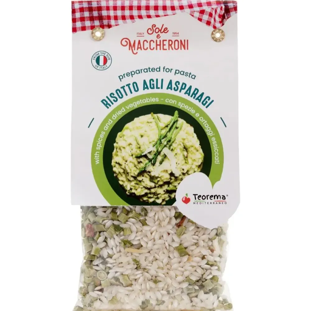 Klaar Om Italiaanse Risotto Met Asperges Italiaanse Asperges Italiaanse Rijst Te Koken