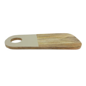 Nouvelle planche à découper en bois couleur naturelle pour ustensiles de cuisine planche à découper fruits et légumes de table faite à la main - Product Image 2