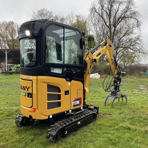 Mini-excavatrice de 2,5 tonnes avec chenilles, micro-excavatrice hydraulique. - Product Image 2