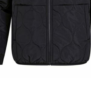 Blouson aviateur en toile au design moderne, élégant, léger et souple, en cuir véritable, coupe confortable, col côtelé pour une tenue décontractée en hiver - Product Image 4