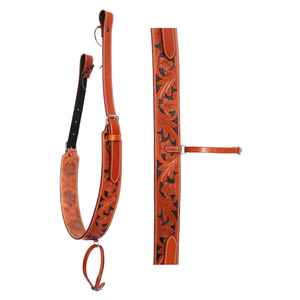 La mejor calidad de cuero marrón Western Horse Saddle Cinch Billets Circunferencia Flanco trasero con logotipo personalizado Cuero de calidad para propietarios de caballos - Product Image 4