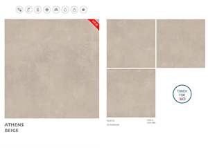 Azulejos de porcelana de primera calidad con aspecto rústico de 1200x1200 para Villa para sala de estar, espacio comercial, Exportación resistente - Product Image 6