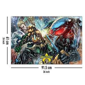 Affiche sur toile de style moderne Aquaman, art mural Atlantean Punch - Product Image 4