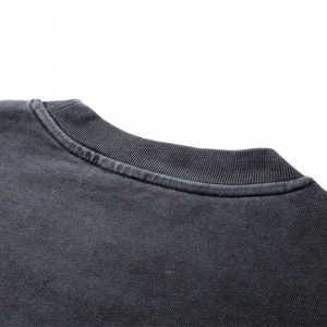 T-shirt double couche vintage hip-hop personnalisé de haute qualité, 100% coton, lavage à l'acide, imprimé à l'écran, t-shirt à double manches 2 en 1 - Product Image 3