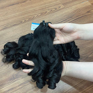 Extensions de cheveux humains vietnamiens bouclés et rebondissants de luxe avec fermeture en dentelle HD, boucles douces et volumineuses, vente en gros - Product Image 6