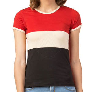 Personalizar diseño y estilo Venta caliente Precio bajo Mujeres Camiseta Nuevo diseño Algodón Hecho OEM Servicio Camiseta - Product Image 1