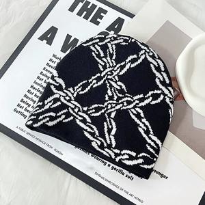 Winter Thickened Warm Men <b>Women</b> Letter Embroidery Designer <b>Beanie</b> <b>Hat</b> With Custom Logo with high quality - Product Image 2