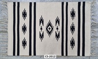 Tapis en coton floral moderne faits à la main, de luxe, personnalisables en épaisseur, lavables en machine, avec envers réversible, à poils plats, pour la maison et les voyages