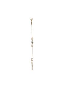 Bracelet en acier inoxydable plaqué pierres de zircon et perles d'imitation DAFNI BIG PAZAR - Cadeau tendance - Product Image 6