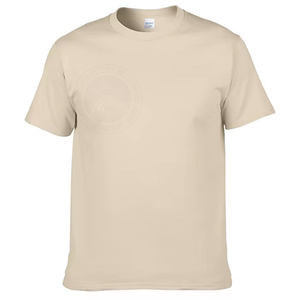 <b>Light</b> Blue Color Men Cotton t Shirts Top Sale Quick Dry O-Neck T-shirt Custom LOGO Men's Clothing t Shirts - Product Image 3