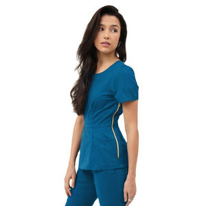 Tunique Spa Salon de beauté Uniformes médicaux de gommage 2023 Personnalisés Haute qualité Écologiques Légers Uniformes de détection des aiguilles - Product Image 1