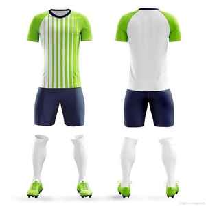 Uniformes de Fútbol Personalizados para Hombre, 100% Poliéster, al por Mayor, Conjunto de Camiseta de Fútbol de Manga Larga, Talla Grande, Ropa de Equipo - Product Image 5