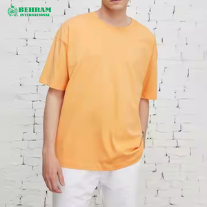 T-shirt pour hommes T-shirt d'été à manches courtes et col rond 100% coton T-shirt pour hommes Coupe ample T-shirt imprimé avec logo personnalisé pour hommes - Product Image 4