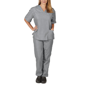 Uniformes Médicos Unisex para Hospital, Tela de Polialgodón de 185 GSM, Uniformes de Enfermería Duraderos para Médicos y Clínicas, Uso Diario - Product Image 3