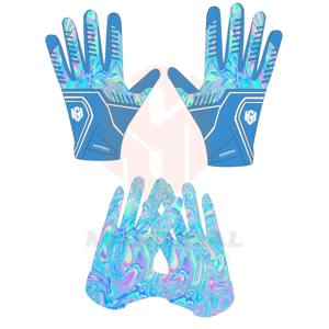 2025 Customized Design OEM Manufacturer Anti-Slip Hand Grips American Football Gloves Full Finger Adjustable <b>Wrist</b> <b>Straps</b> Sticky - Product Image 6