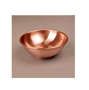 Bol de service en cuivre martelé enduit de couleur naturelle de luxe moderne bols à fruits secs à Dessert décors de table à la maison à vendre - Product Image 3