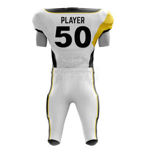 Uniforme de football américain, tissu respirant de haute qualité, personnalisable pour une utilisation durable, parfait pour les équipes, l'entraînement scolaire - Product Image 3