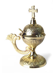 Quemador de Incienso Decorativo Hecho a Mano para el Hogar y Hoteles, Acabado Dorado, Estilo Único, Quemador de Bakhoor Aromático - Product Image 2