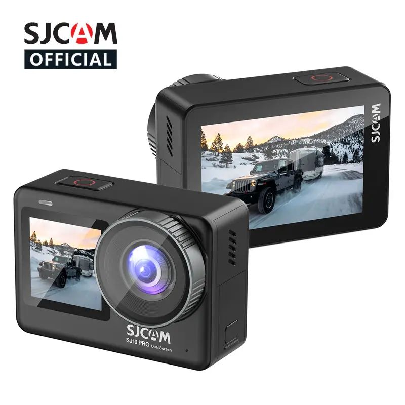 SJCAM SJ10 PRO 4K Action Camera 60 FPS Helmet Cam Six-Axis Gyroscope Anti-Shake 8X Digital Zoom 5G 12M Wifi Sports DVR Camera