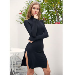 Nuevo Vestido Casual Elegante de Fiesta para Mujer, Estilo Moderno, Sexy, Informal, de Manga Larga, con Botón Delantero - Product Image 3