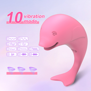 Yeni yunus yumuşak silikon vibratör 10 emme ve titreşim desenleri klitoral emme vibratör taşınabilir çift uçlu oyuncaklar - Product Image 5