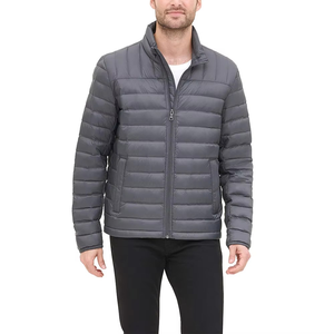 Chaqueta acolchada de invierno para hombre de estilo de calle alta 2025, chaquetas impermeables acolchadas gruesas con burbujas de diseño a la moda - Product Image 1