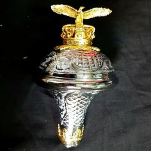 Cabeza colgante de moissanita genuina cabeza de maza chapada en oro y plata/mejor cabeza de moda cabeza chapada en oro y plata con palo - Product Image 6