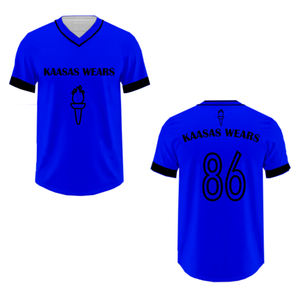 Conjunto de Uniforme de Béisbol Personalizado OEM con Bordado 3D en Relieve, Transpirable y de Alta Calidad para Hombre, con Camisa Tipo Cardigan con Botones, Pantalones y Gorra - Product Image 1