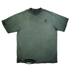 T-shirts pour hommes fabriqués sur mesure, marque privée, logo et design personnalisés, polyester/coton, séchage rapide, écologiques, service OEM - Product Image 1