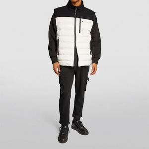 Último diseño personalizado fabricante transpirable a prueba de viento moda exterior Puffer chaqueta sin mangas chalecos de invierno hombres Puffer chaleco - Product Image 5