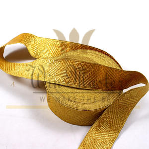 Holesale-estmento trenzado de alambre de lingote, encaje antiguo/ylar RAID/ace Gold - Product Image 2