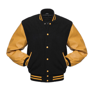 Veste de baseball avec patchs pour logo de rue personnalisée Letterman Base Ball Veste universitaire en cuir personnalisée pour homme - Product Image 3