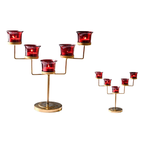 Lustre ornemental en métal éclairage Rectangle plafond suspendu supports ramifiés pour plusieurs lumières pour les célébrations du Ramadan - Product Image 5