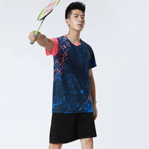 Personalizado de alta calidad de secado rápido transpirable bádminton uniforme mujeres/hombres uniformes de tenis de mesa - Product Image 3