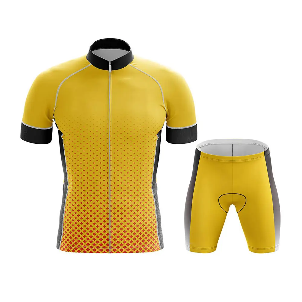 OEM Summer 100% Polyester Cycle Shirt Printed Jersey Bike Cycling Uniforms