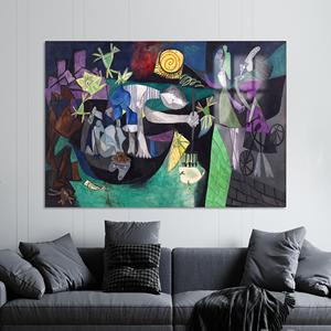 Toile imprimée : Picasso Nuit de pêche à Antibes Art, Glass - Product Image 1