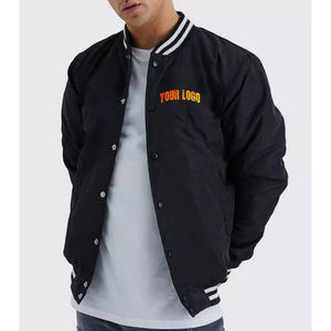 Vente en gros Blouson d'hiver en cuir pour homme Streetwear Vestes pour homme Blouson de baseball de grande taille Bomber Varsity OEM Blouson de baseball de qualité supérieure pour homme - Product Image 5