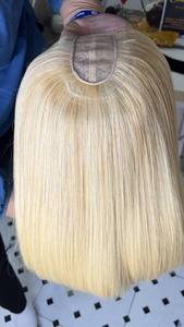 613 HD upart perruque blonde 100% femmes vietnamiennes cheveux longue durée simple dessiné double tissage NON REMY Cloudyhaircollection - Product Image 4