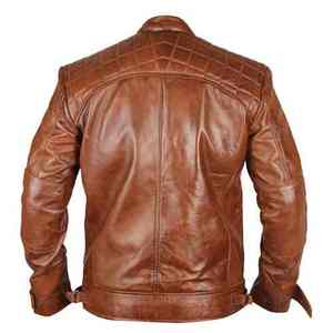 Últimas chaquetas de cuero de moda para hombres Última llegada Chaquetas de cuero de piel de oveja real para hombres Fabricantes de ropa Chaqueta para hombres - Product Image 3