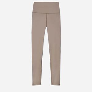 Gran oferta de pantalones de Yoga sostenibles de cintura alta para mujer, mallas sólidas recicladas, mallas de Yoga de cintura elástica de alta elasticidad para mujer - Product Image 6