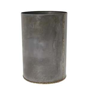 Lot Décoratif de 3 Grandes Jardinières Rondes en Métal Couleur Soudée Rouillée pour Décoration de Jardin Plantes de Jardinage en Plein Air Vente en Gros - Product Image 6