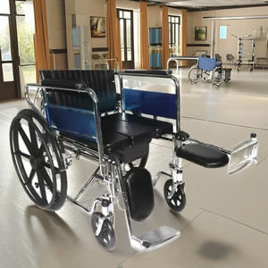 Fauteuils roulants pliants simples fabriqués à bas prix fauteuil roulant médical inclinable pour paralysie cérébrale - Product Image 3